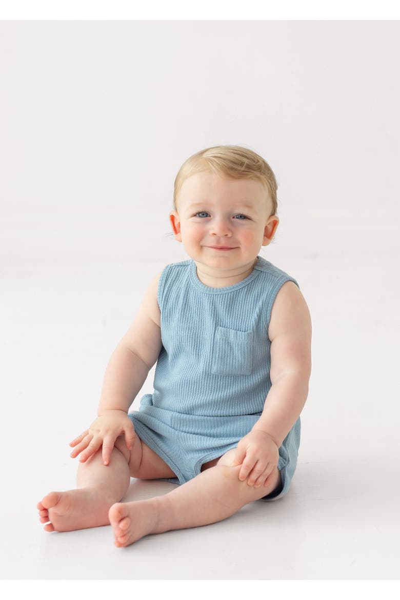Caleb Sleeveless Two Piece Set, Alternate, color, Blue