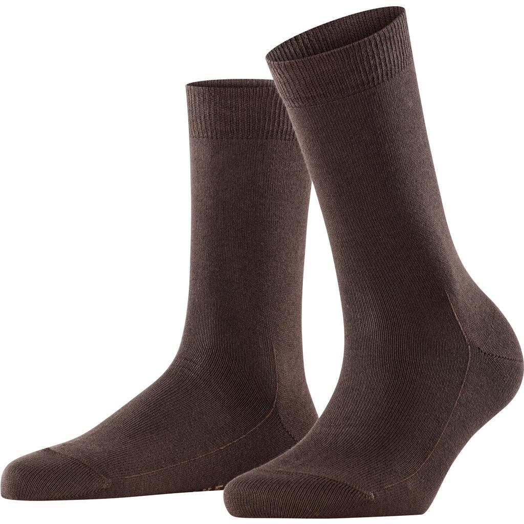 Falke Sensitive London Cotton Blend Socks In Brown