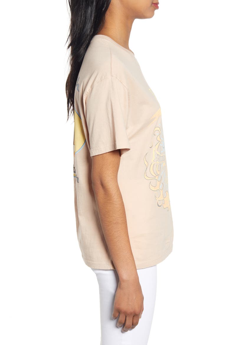 by Daydreamer Aerosmith Nine Lives Tee, Alternate, color, SAND