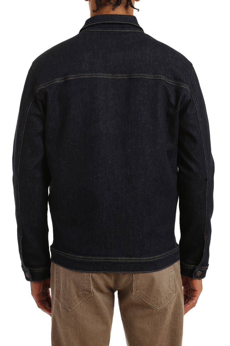 Loran Organic Cotton Blend Denim Jacket, Alternate, color, RINSE ORGANIC SELVEDGE