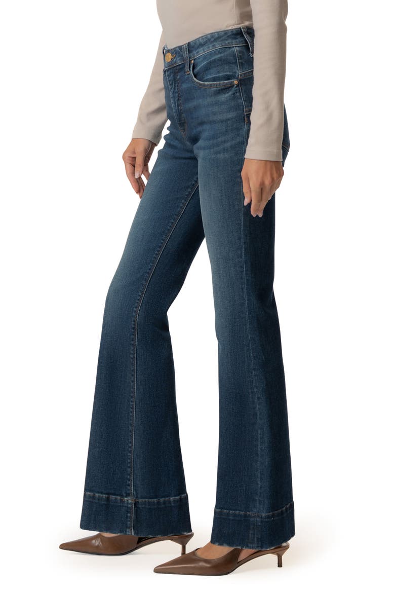 Stella High Waist Fab Ab Flare Jeans, Alternate, color, CHARMER W/DARK