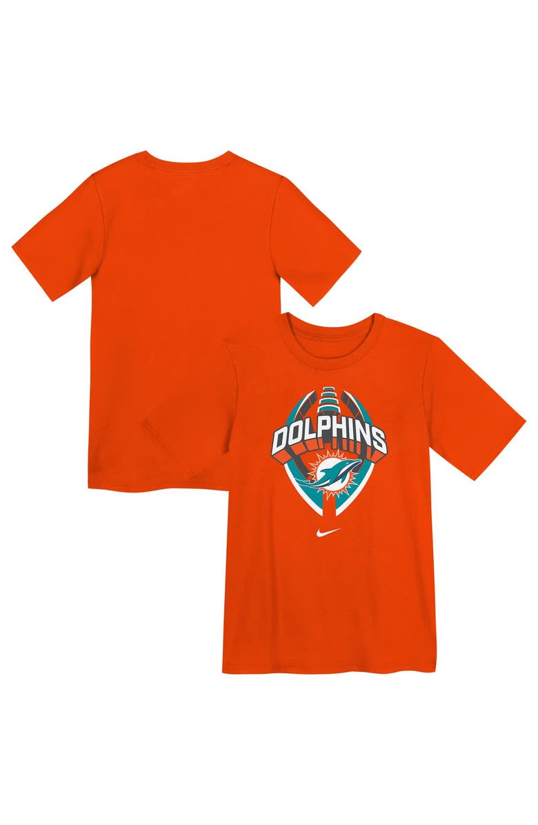 Nike Preschool Nike Orange Miami Dolphins Icon Legend Performance T-Shirt, Main, color, Orange