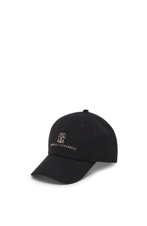 【BRUNELLO CUCINELLI】 キャップ BRUNELLO CUCINELLI Appliquéd waffle-knit wool baseball cap
