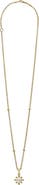 LAGOS 18K Luna Fleur Pearl & Diamond Pendant Necklace