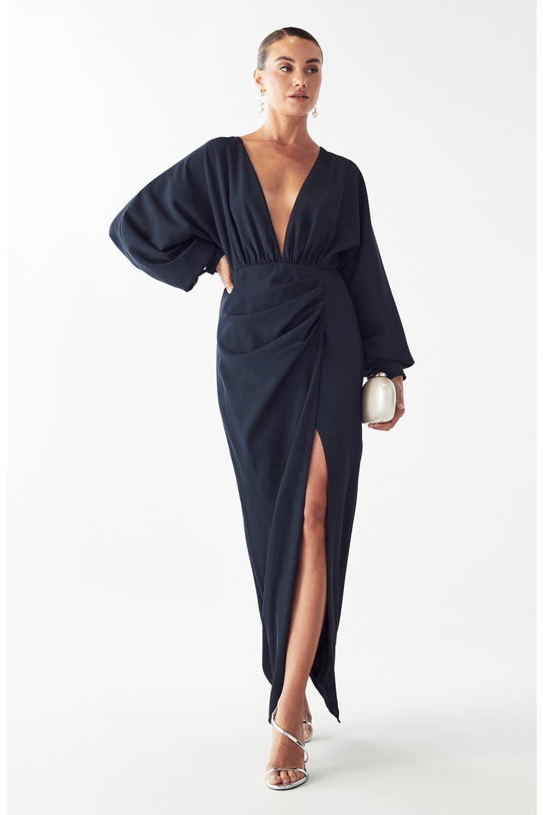 Elena Maxi Dress, Main, color, Midnight Blue