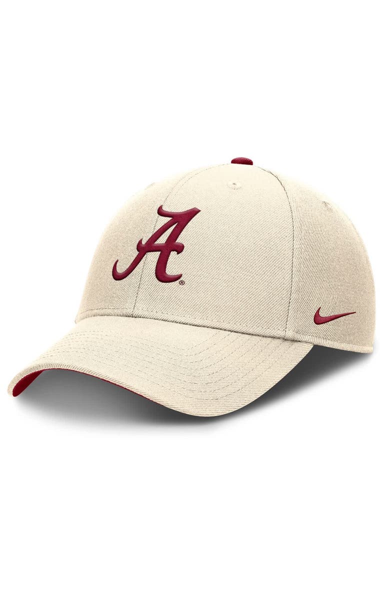 Nike Men's Nike Natural Alabama Crimson Tide Rise Primetime Performance Trucker Adjustable Hat, Main, color, Natural