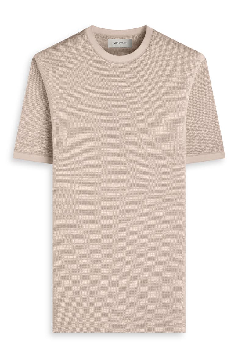 Crewneck Pima Cotton T-Shirt, Alternate, color, DESERT