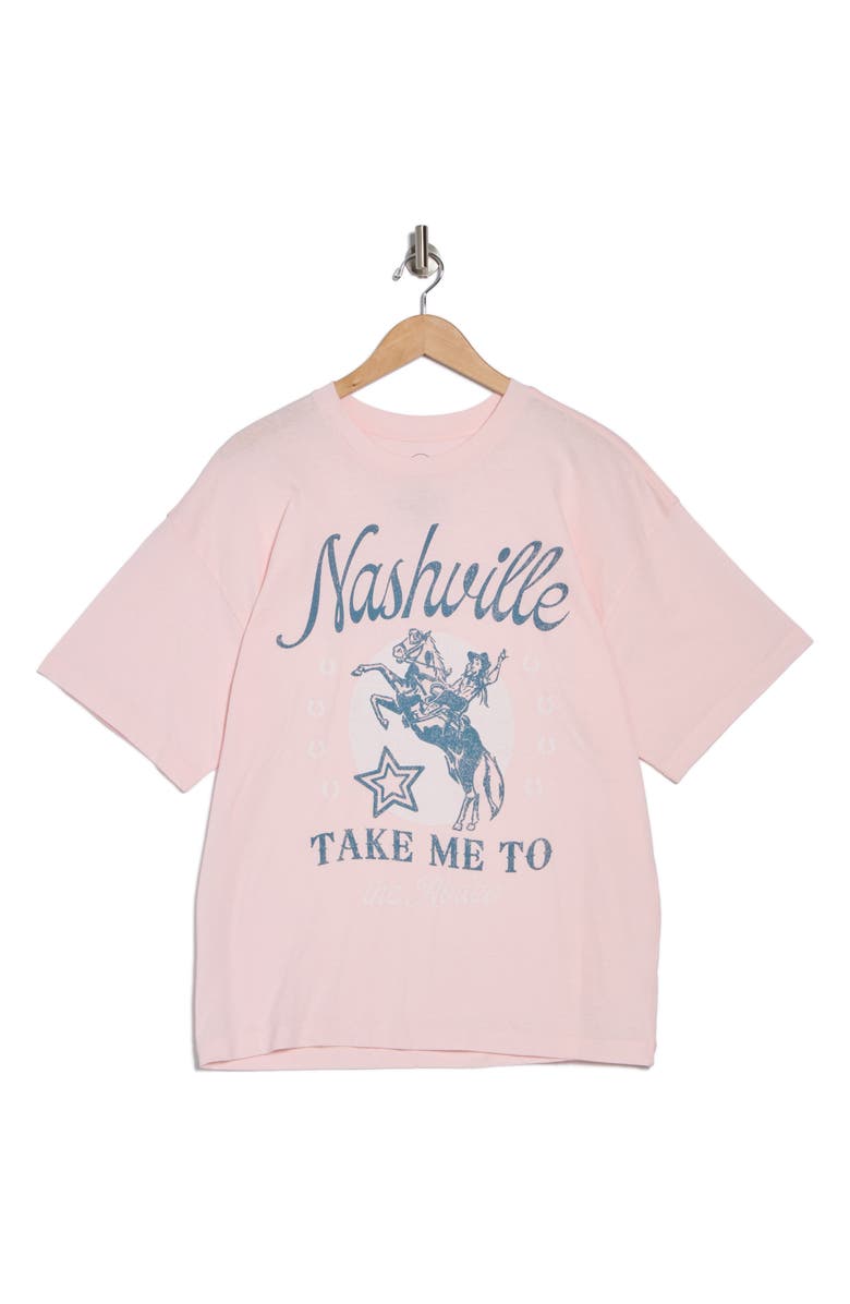 Hi Res Nashville Rodeo Graphic T-Shirt, Alternate, color, Cradle Pink