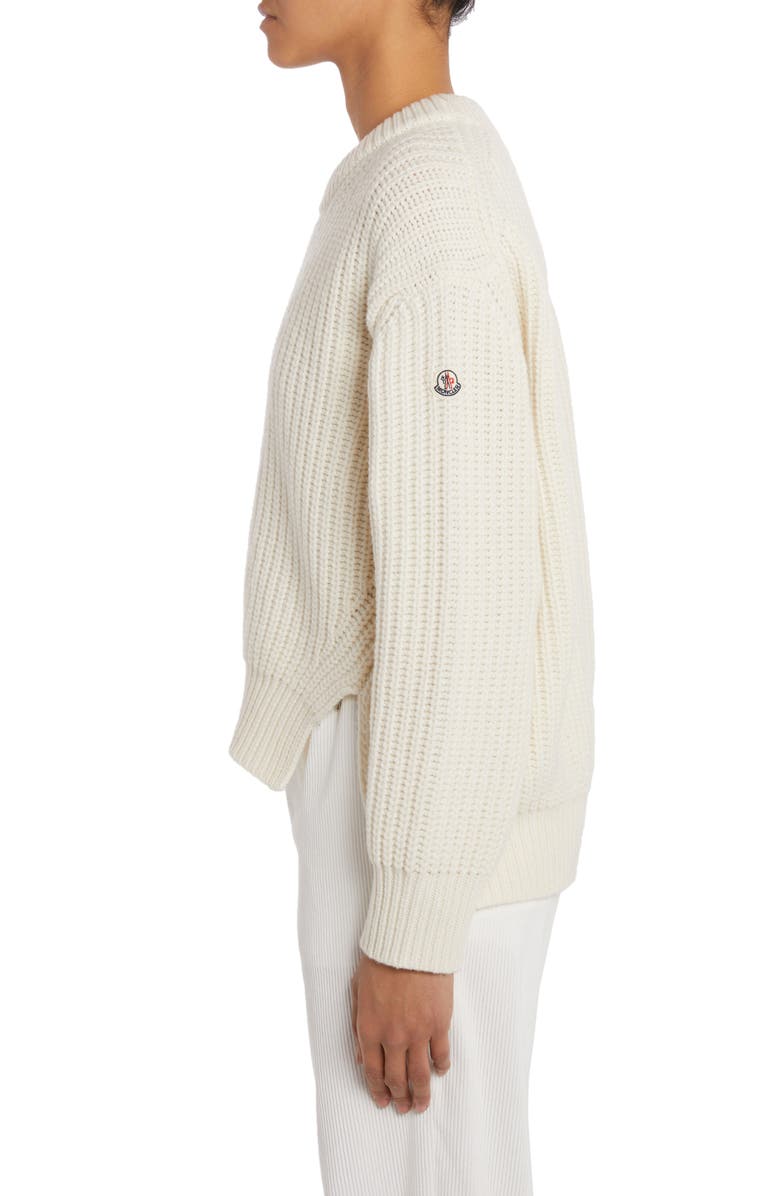 Moncler Chunky Wool Sweater, Alternate, color,