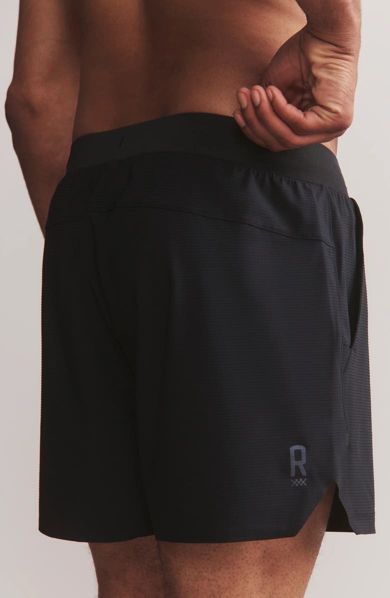 Rhone Invictus 5-Inch Ripstop Shorts, Alternate, color, Black