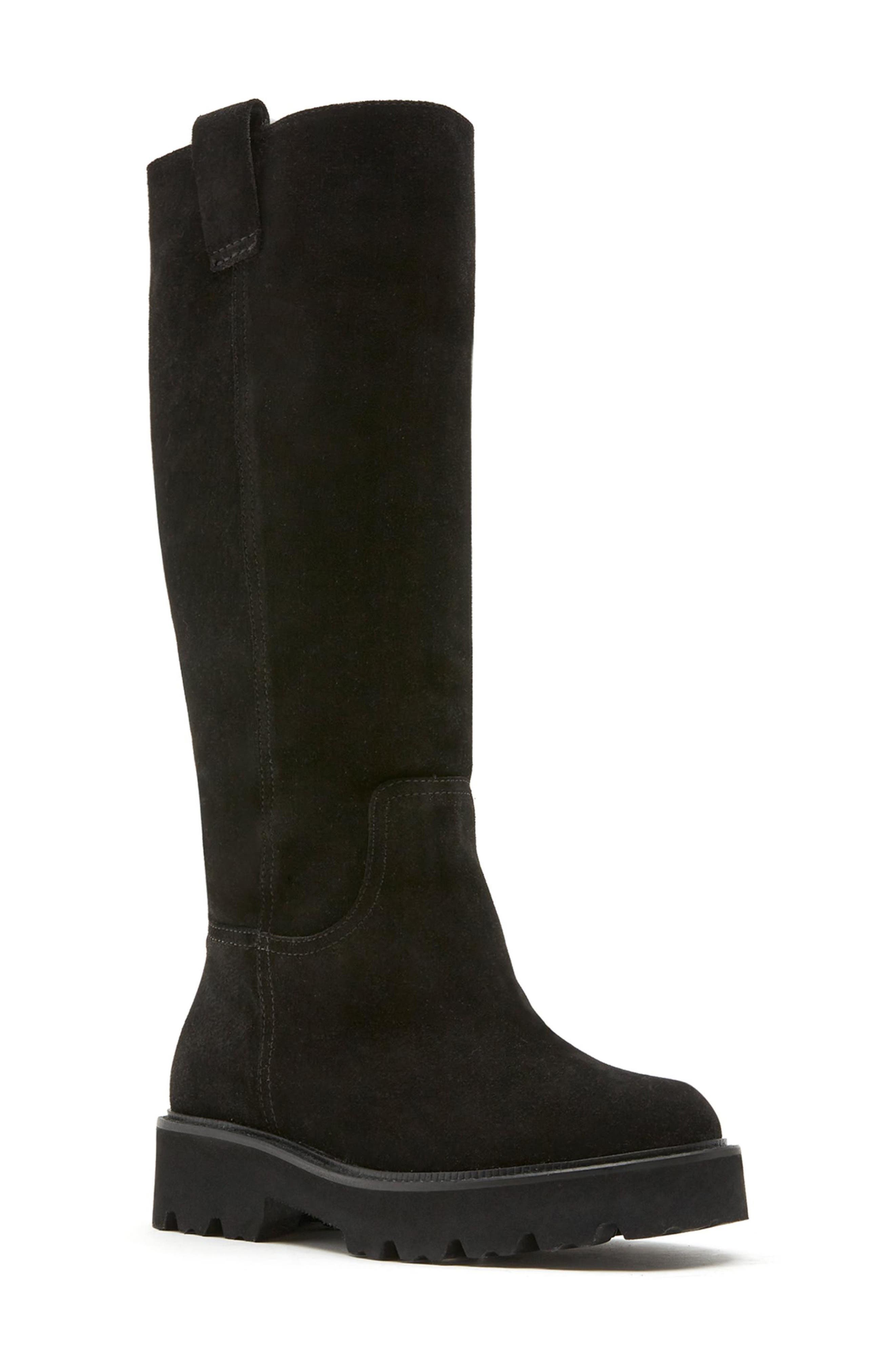 Adapt City Dry™ Leather Genuine Shearling Lined Knee High Boot
