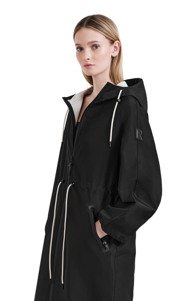 Rudsak CARLA WOMEN'S LONG HOODED RAIN COAT, Alternate, color,