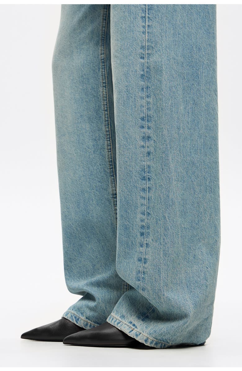 Bimba y Lola Leather Medium Heel Court Shoe, Alternate, color, Moka