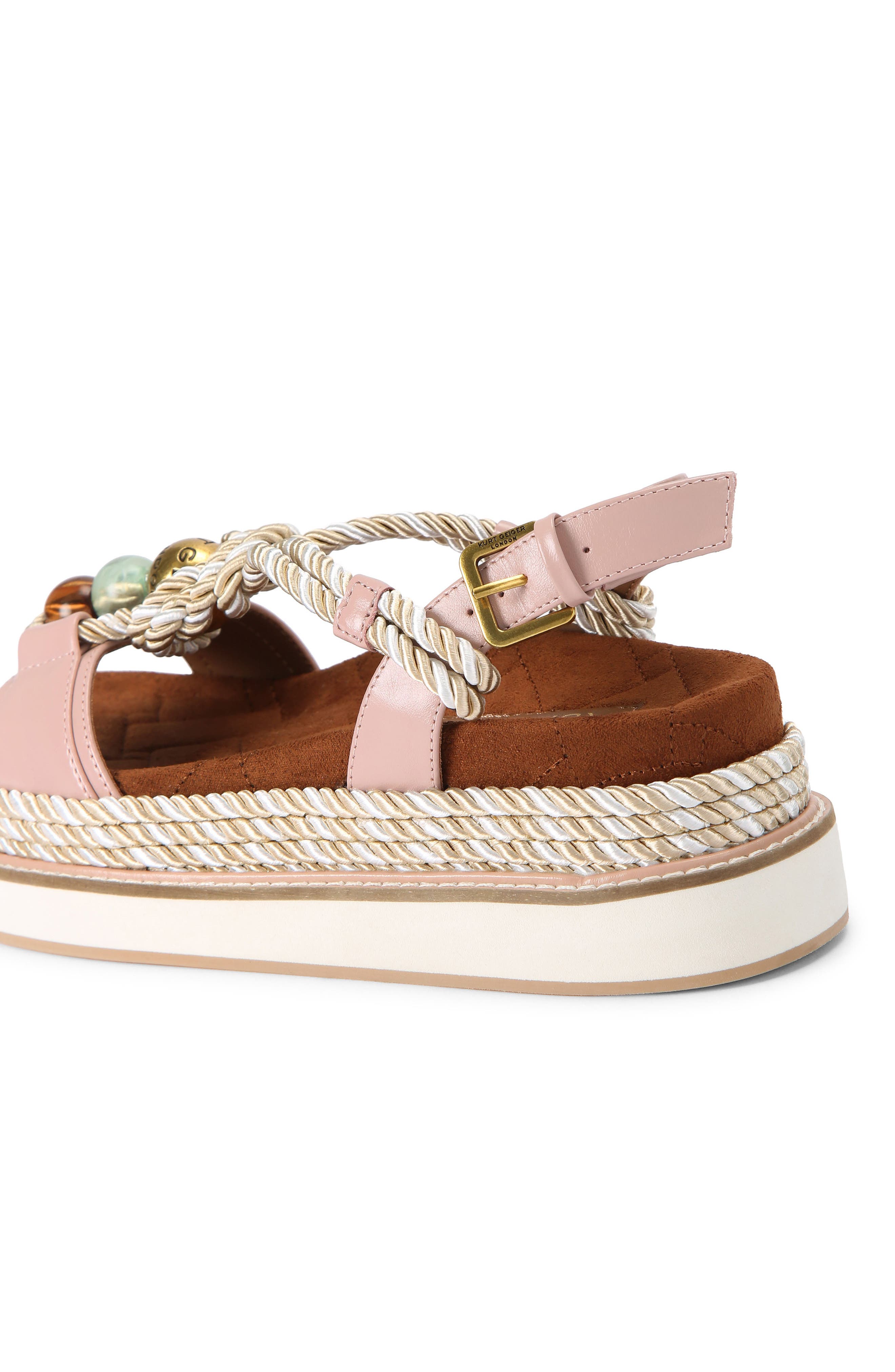 Kurt Geiger London Orson Rope Slingback Platform Sandal, Alternate, color, 