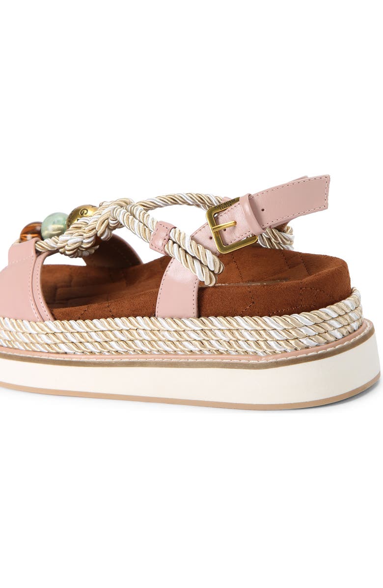 Kurt Geiger London Orson Rope Slingback Platform Sandal, Alternate, color,
