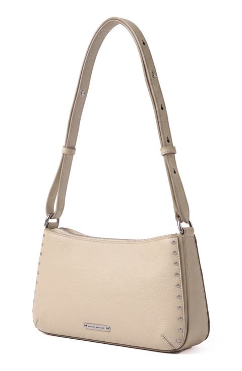 Darren Leather East/West Shoulder Bag