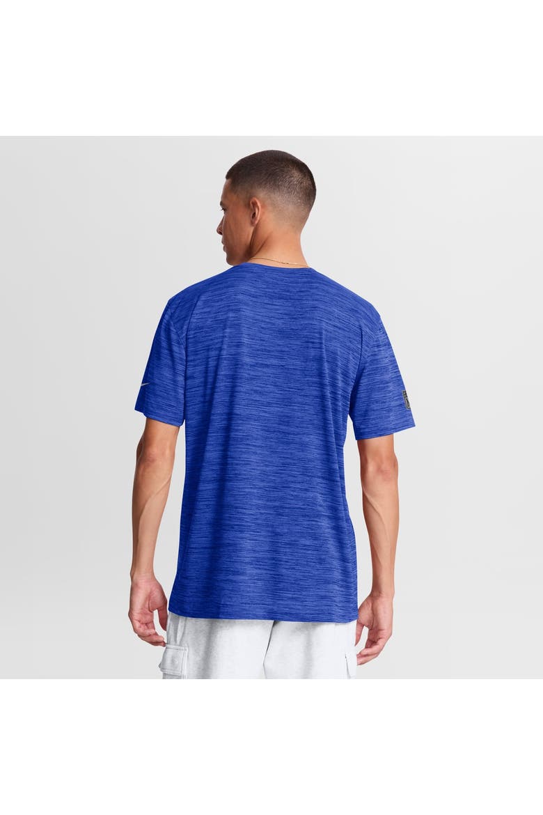 Men's Nike Royal Los Angeles Rams Sideline Double Covered Dri-FIT Velocity T-Shirt, Alternate, color, Royal