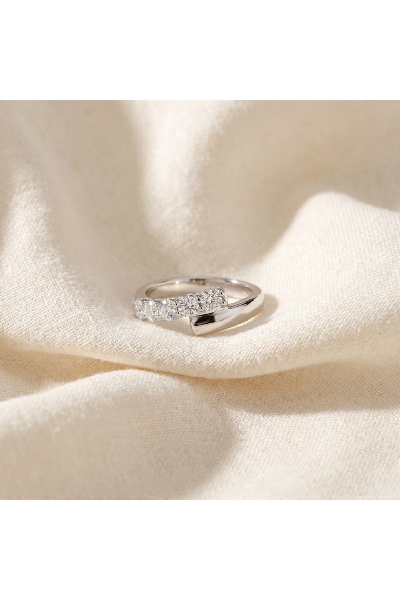 Bypass 3/8Ct Diamond Fashion Anniversary Ring 14k Gold Lab Grown, Alternate, color, 14k Yellow Gold