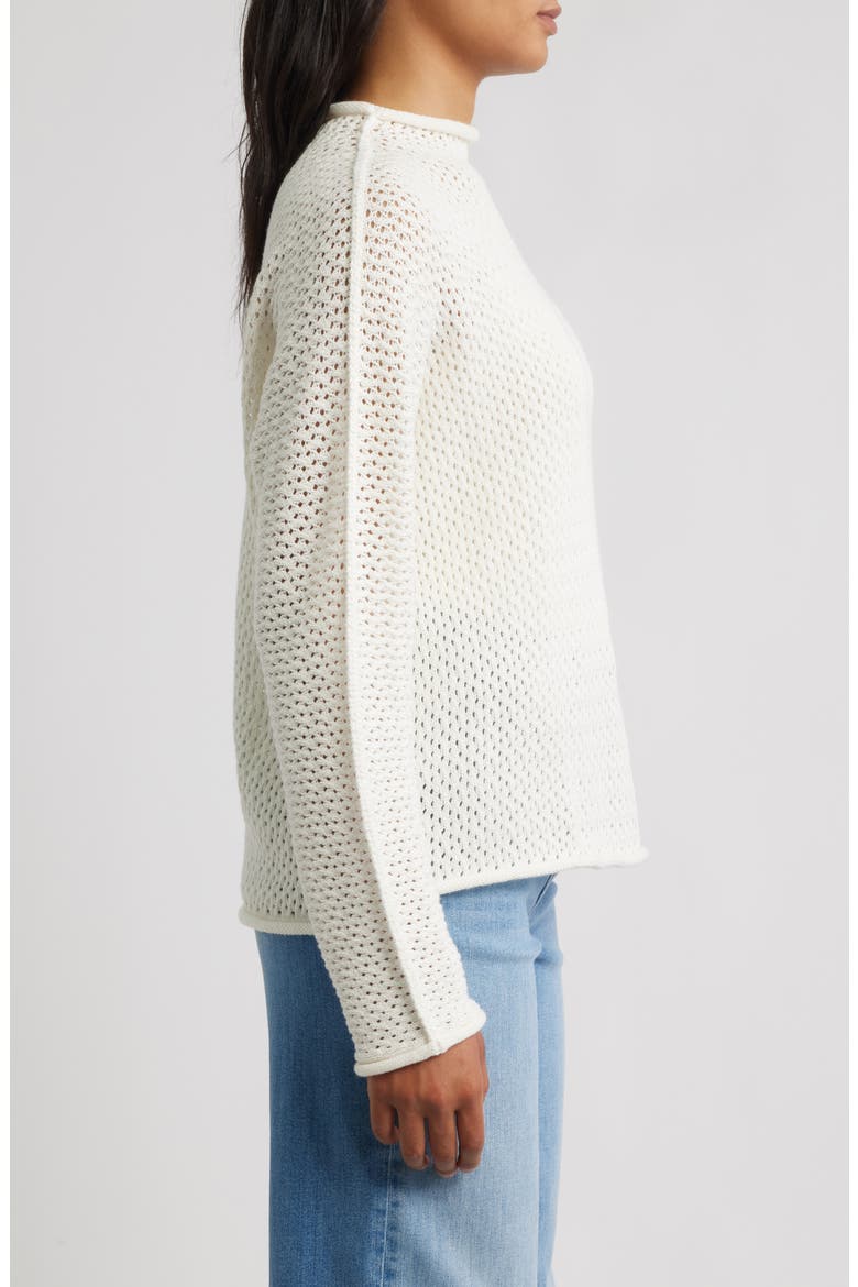 Cable Stitch Pullover, Alternate, color, IVORY