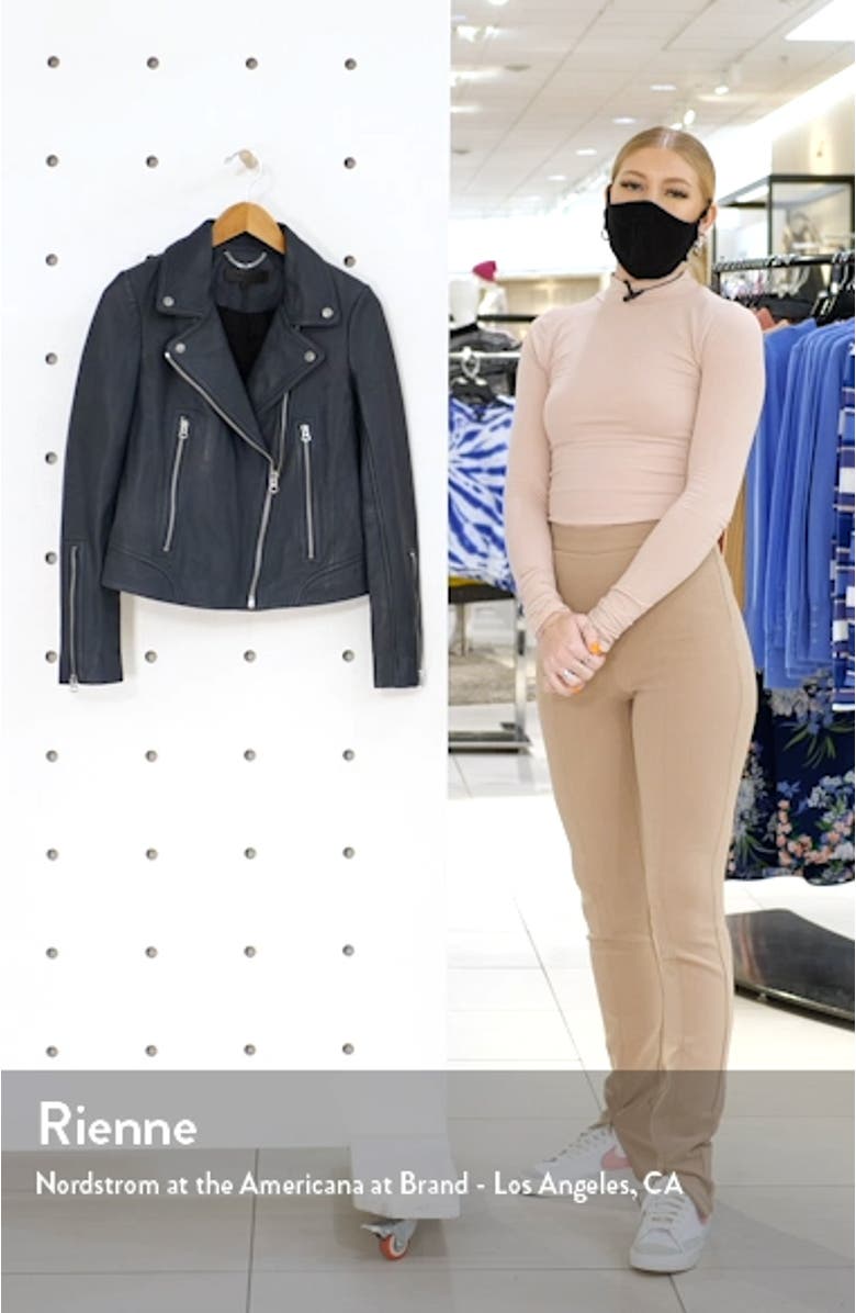 Mack Leather Moto Jacket, sales video thumbnail