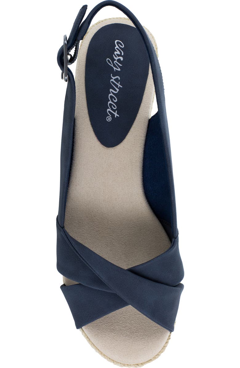 EASY STREET Maureen Slingback Espadrille Wedge, Alternate, color,