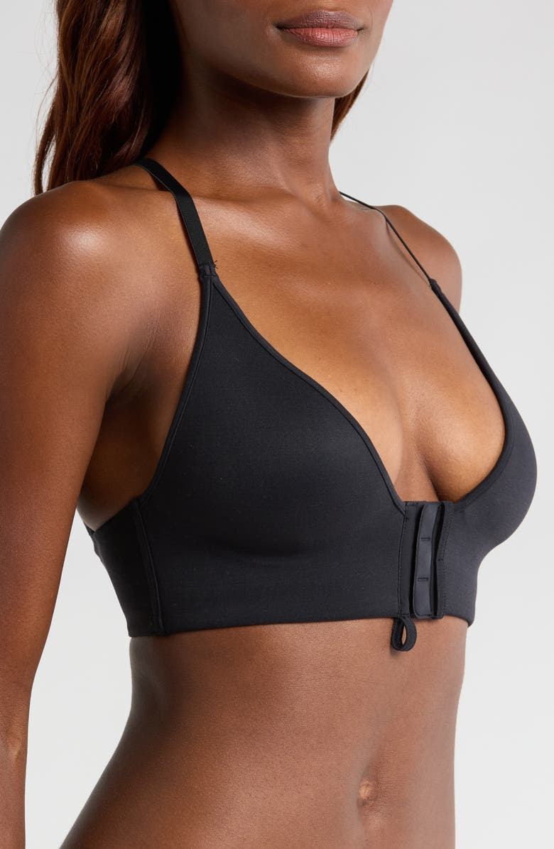Liberare The Liberare Front Closure Adaptive Bra, Alternate, color, Black