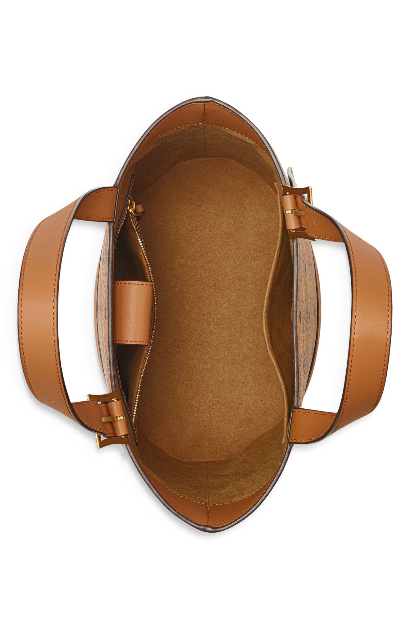 MCM Medium Aren Visetos Coated Canvas Tote, Alternate, color, 