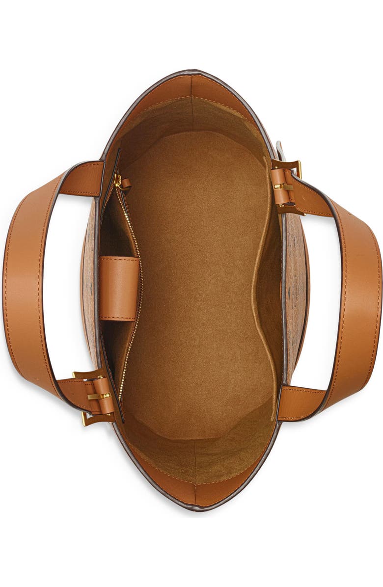 MCM Medium Aren Visetos Coated Canvas Tote, Alternate, color,