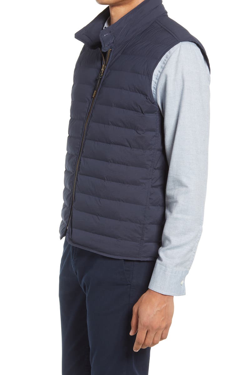 Billy Reid Baffle Water Resistant Insulated Vest, Alternate, color, Dark Navy