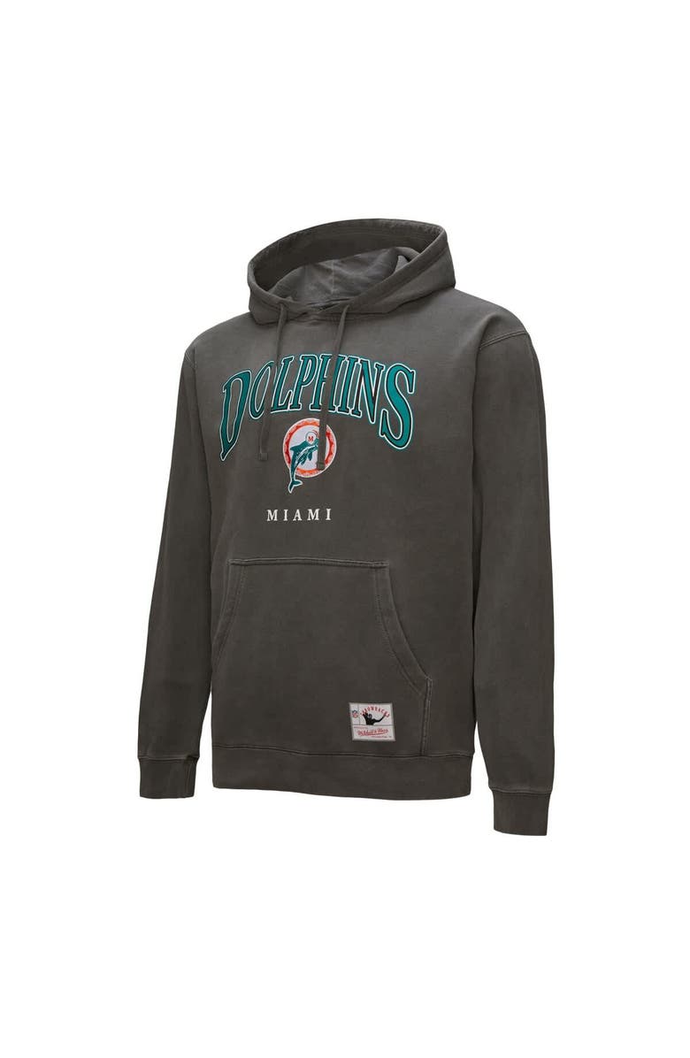 Mitchell & Ness Gray Miami Dolphins Slot Pullover Hoodie, Alternate, color, Gray