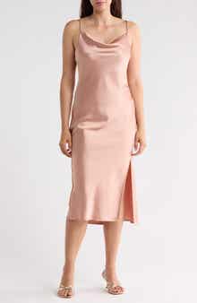 Satin Midi Slipdress