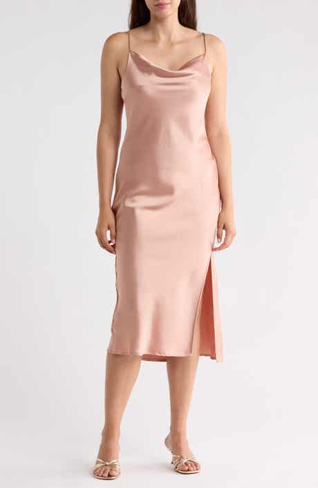 Satin Midi Slipdress