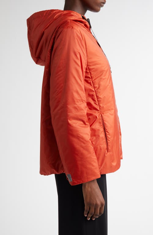Max Mara Greenh Insulated Hooded Jacket In Orange