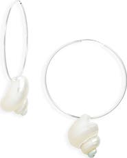 Child of Wild Sea Spiral Shell Hoops