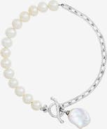 Dower & Hall Timeless Keshi Pearl Chain Bracelet