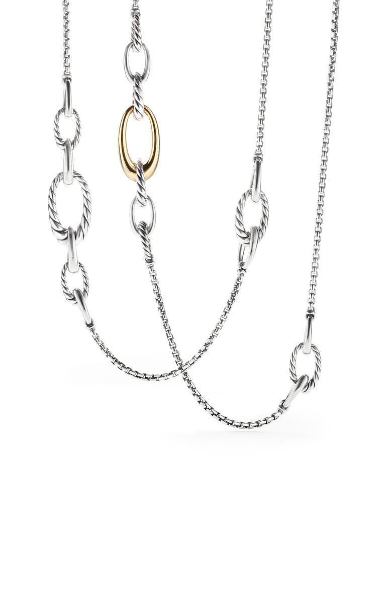 David Yurman Pure Form Graduated Chain Station Necklace, Alternate, color,