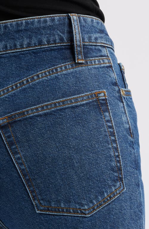 Shop Frame The Ruler High Waist Straight Leg Jeans In Written