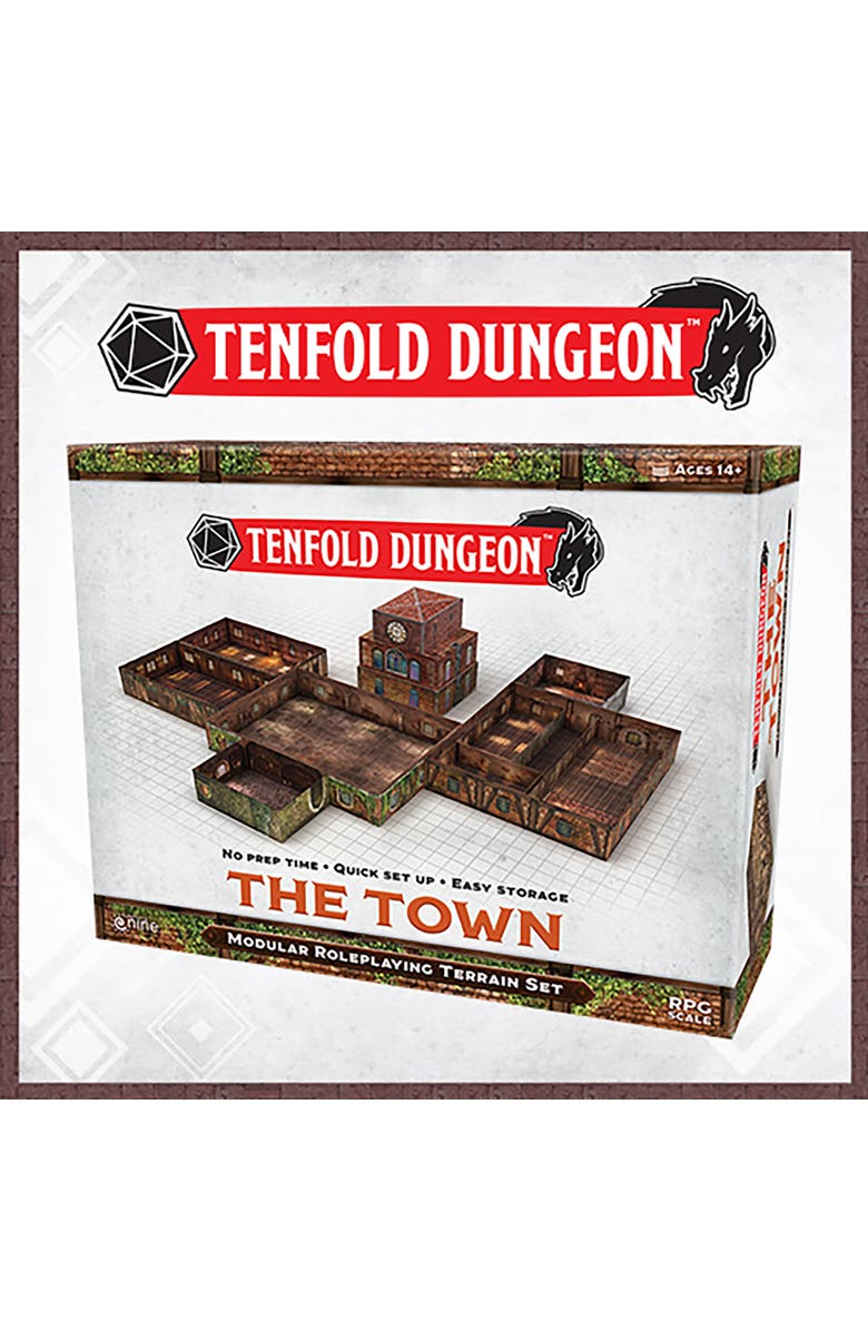 Gale Force Nine Tenfold Dungeon Town, Ages 14+, Alternate, color, 