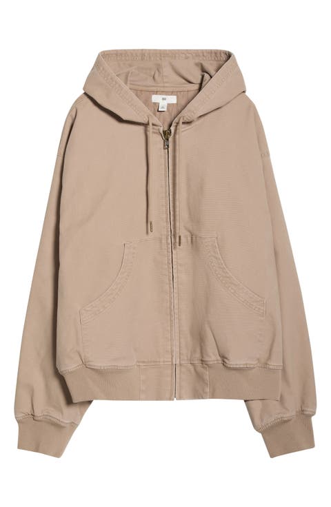 Hooded Lined Canvas Jacket