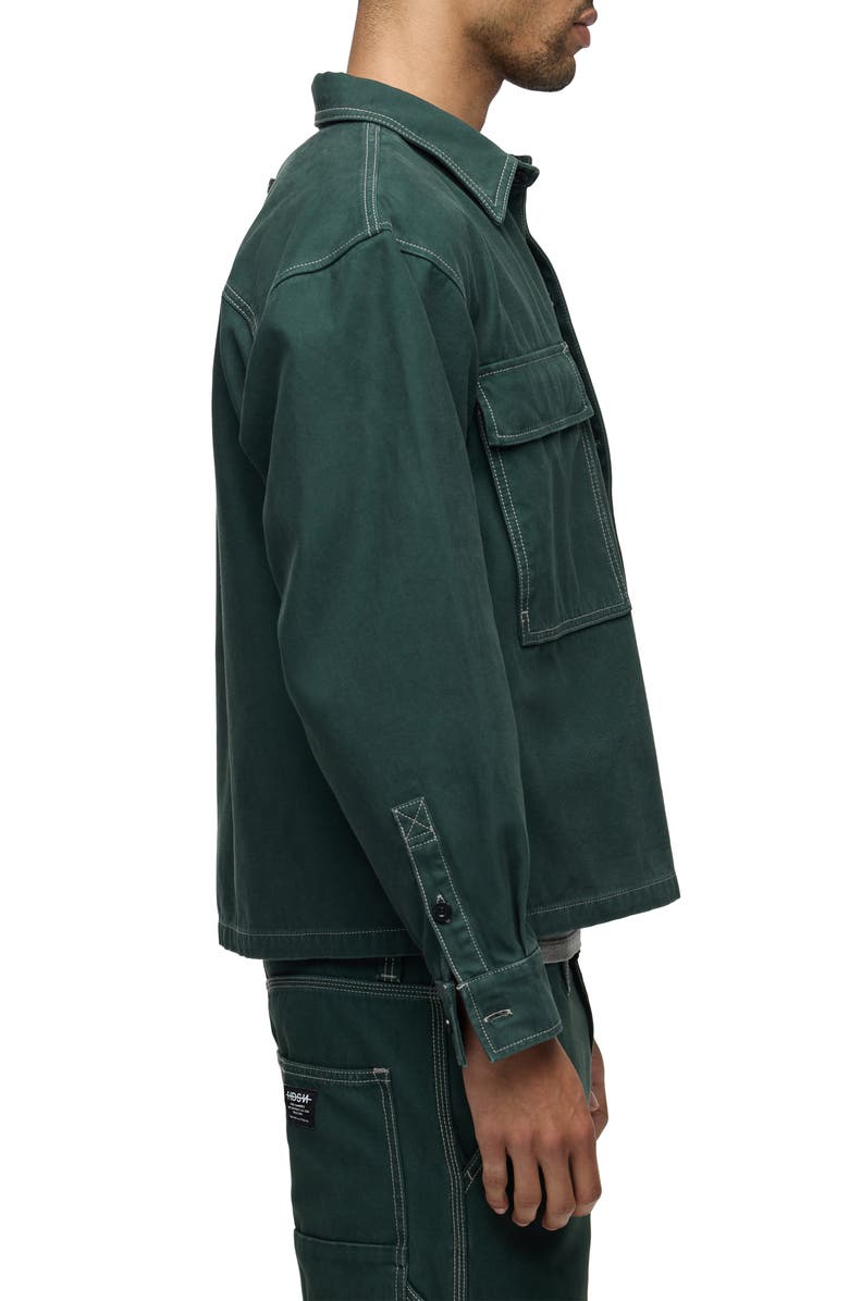 Hudson Jeans Cotton Button-Up Shirt Jacket, Alternate, color, 