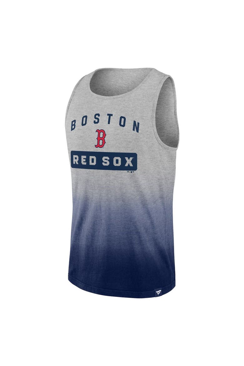 Men's Fanatics Branded Gray/Navy Boston Red Sox Our Year Tank Top, Alternate, color, Heather Gray