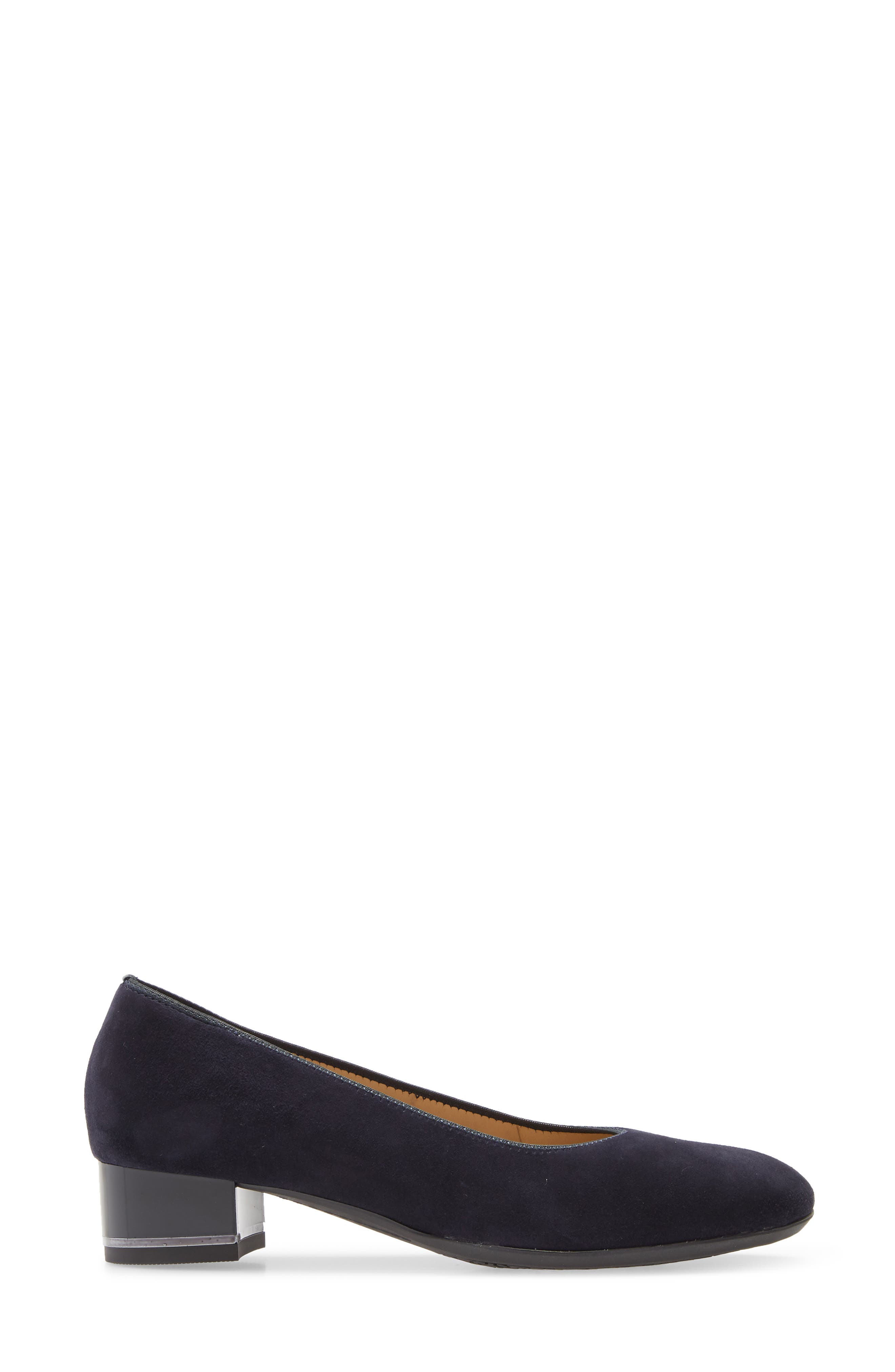 ara Gabrielle Pump, Alternate, color, Navy Suede