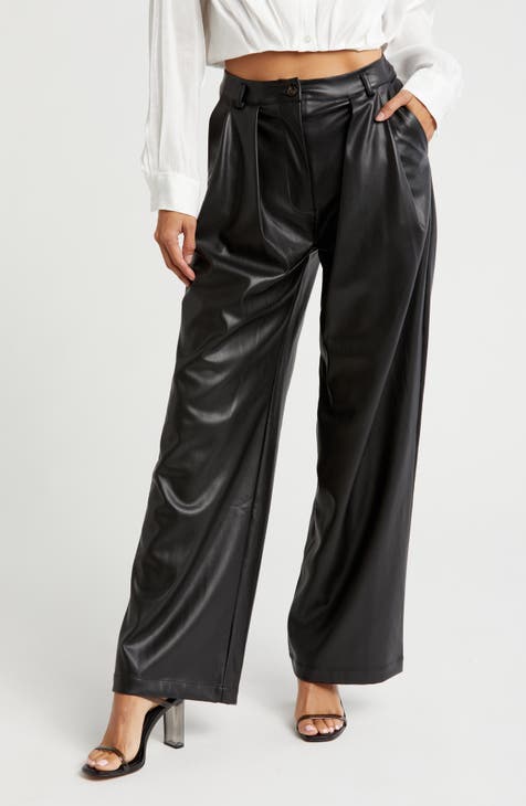 Faux Leather Pants