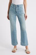 Faherty Ankle Length High Waist Stretch Terry Pants