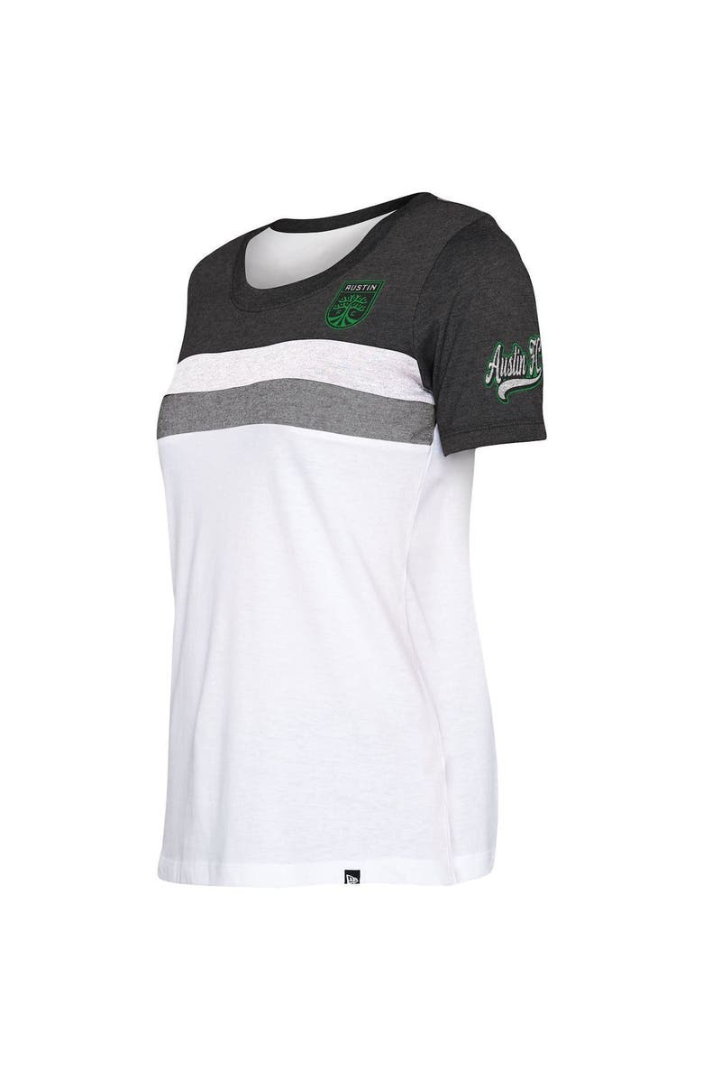 5TH AND OCEAN BY NEW ERA Women's 5th & Ocean by New Era White Austin FC Team T-Shirt, Alternate, color, 