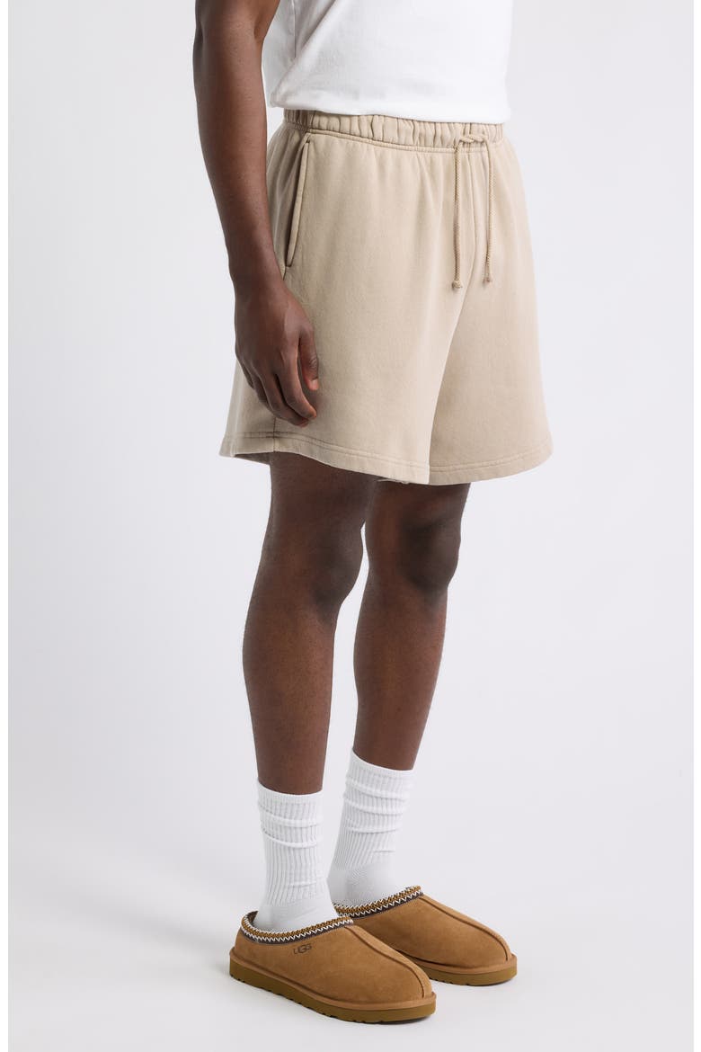 Relaxed Sweat Shorts, Alternate, color, TAN
