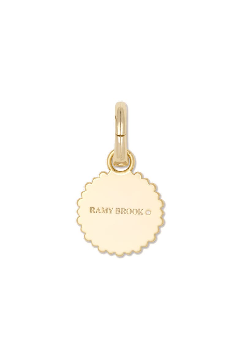 Compass Charm, Alternate, color, CLEAR/ GOLD