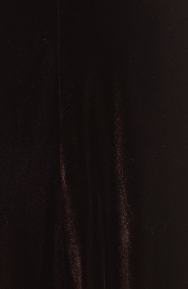 Nordstrom Signature High/Low Velvet Skirt, Alternate, color,