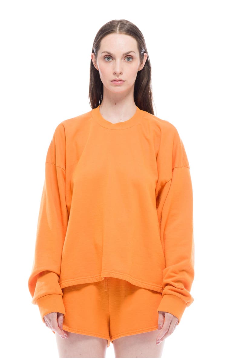 Toit Volant Sonia Sweatshirt, Main, color, Tangerine