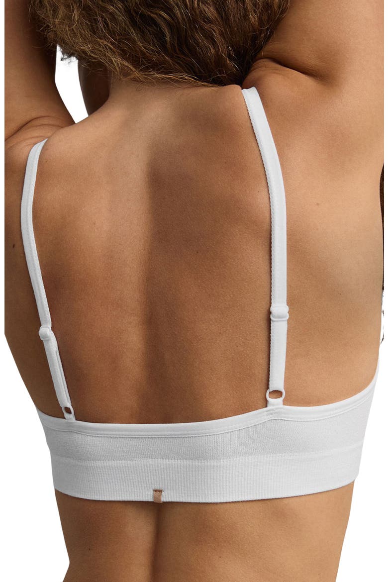 Seamless Bare Bralette, Alternate, color, SINCERE WHITE